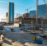 Ход строительства дома 10/1, секция 6,7 в ЖК Ясный Берег -