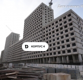 Ход строительства дома Литер 4 в ЖК Порто Ново -