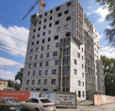 Ход строительства дома 90 в ЖК Геометрия Счастья -