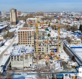 Ход строительства дома 1 в ЖК Цитатум -