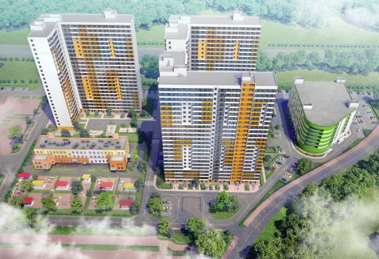 Дом 2, блок 3.2 в ЖК Комендантский UР квартал