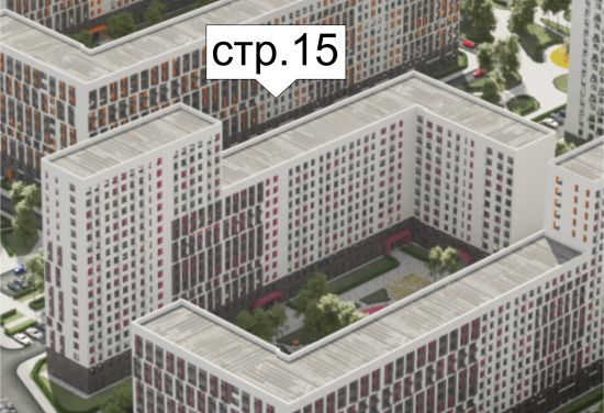 Дом 15 в ЖК Лугометрия