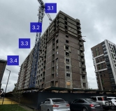 Ход строительства дома 3 в ЖК Zenith -