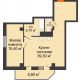 2 комнатная квартира 67,8 м², ЖК Sacco & Vanzetty, 82 (Сакко и Ванцетти, 82) - планировка