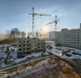 Ход строительства дома 1.1 в ЖК Патриот -