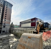 Ход строительства дома № 95В, 3 этап в ЖК На Ленина -