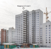 Ход строительства дома № 1.2-2 в ЖК РеФорма Оптимум -