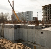 Ход строительства дома 114ю, поз.2, 1 этап в ЖК Флора (FLORA) -