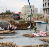 Ход строительства дома 1 в ЖК Солнечный (Эталон) -