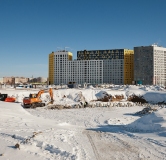 Ход строительства дома № 147 (ГП-28) в Микрорайон Домашний -