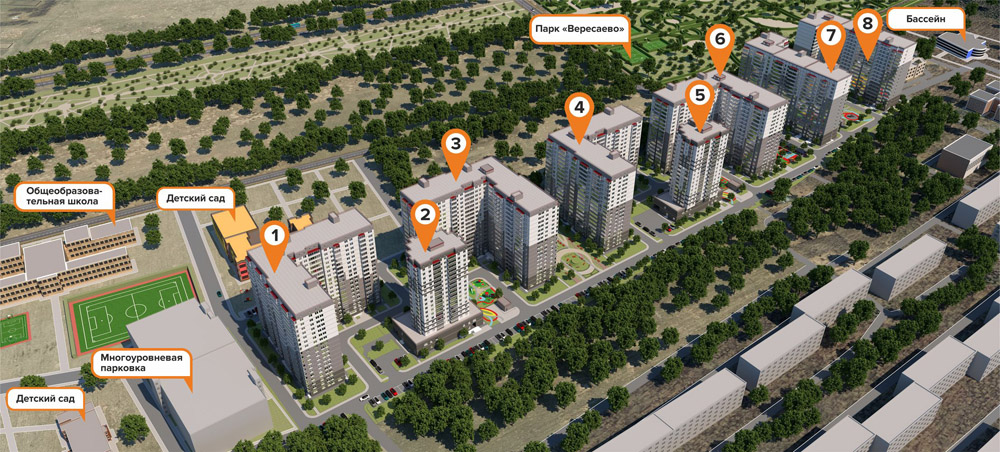 Стартовали продажи 3 домов в ЖК «Сокол Градъ» в Ростове