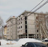 Ход строительства дома 2 в ЖК Кристалл -