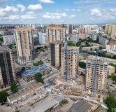 Ход строительства дома № 4 в ЖК Уютные дома на Взлётке -