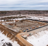 Ход строительства дома 1,2 в ЖК Прелесно -