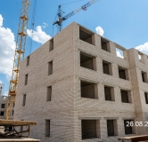 Ход строительства дома 2.4 в ЖК Кантри -