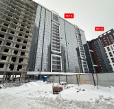 Ход строительства дома 73-1-4 в ЖК Компас -