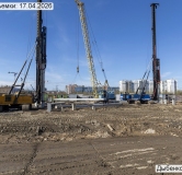 Ход строительства дома 1 в ЖК Дыбенко Парк -