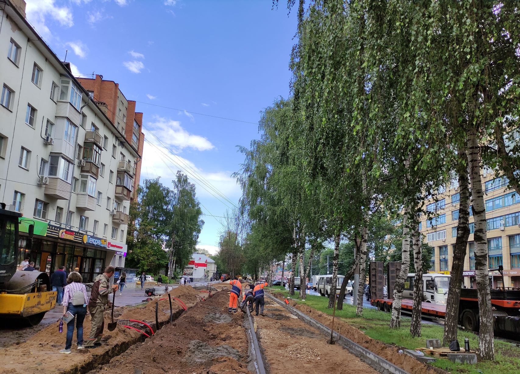 Благоустройство бульвара началось на улице Коминтерна  в Нижнем Новгороде