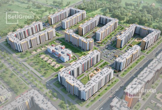 Дом 7 к3 стр1 в ЖК Солнечный Город