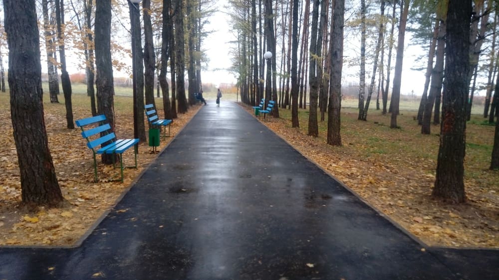 В Воротынце открылся парк, благоустроенный в рамках национального проекта «Жилье и городская среда»