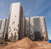 Ход строительства дома 1, секции А,Б,В в ЖК Новая Дема -