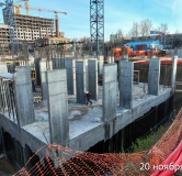 Ход строительства дома Корпус 1,2,3, 1 этап в ЖК Manzara Towers -