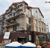 Ход строительства дома 1 в ЖК Дом на Исхаки -